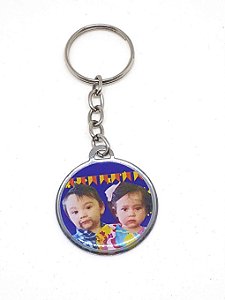 CHAVEIRO REDONDO CHAPA DE METAL - PERSONALIZADO