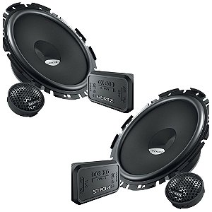 Alto Falante Kit 2 Vias Hertz Italiano Dsk170 6 Polegadas 160w Rms Som Automotivo