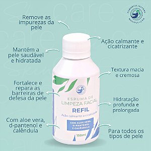 Refil - Espuma de Limpeza Facial