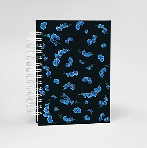 Agenda Orquideas Versão Preta