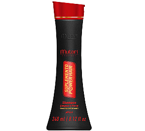 Shampoo Suplemento Power Hair - 240ml - Mutari