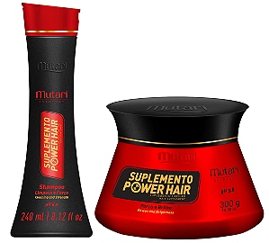 Kit Força e Crescimento - Suplemento Power Hair - Mutari