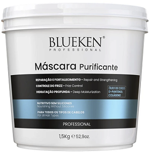 Máscara Hidratante Purificante Blueken 1.5 kg