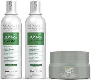 Kit Ultra Hidratante Biomask Máscara 300g Prohall