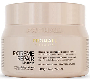 Máscara Profissional Ultra Nutritiva Extreme Repair 500g Prohall