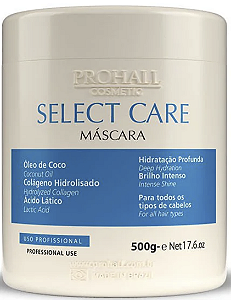 Máscara Hidratante Pós Química Select Care 500g Prohall