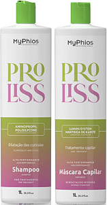 Combo Escova Progressiva Proliss Myphios 1L cada