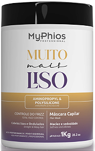 Muito Mais Liso - Máscara Hidratação Capilar 1Kg MyPhios