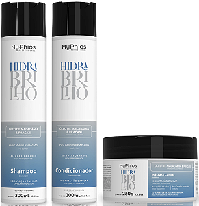 Hidra Brilho - Kit Completo Hidratação Capilar MyPhios