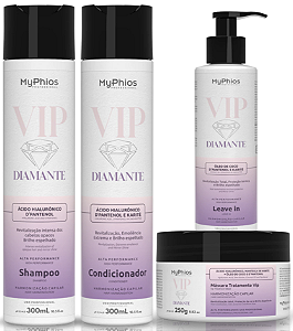 VIP Diamante - Kit Completo Harmonização Capilar 300ml MyPhios