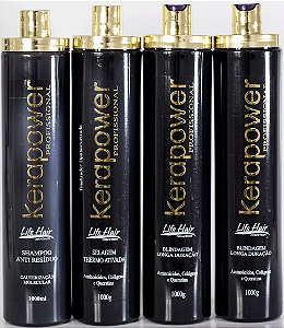 Kit Kerapower Profissional 1 Litro Cada