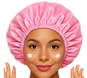 Touca de Cetim Seda Anti Frizz