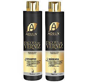 Kit Escova Progressiva De Verniz Profissional- 2 Passos Adlux