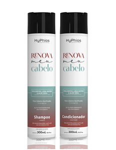Renova Meu Cabelo - Shampoo e Condicionador Reconstrução Capilar 300ml MyPhios