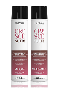 Cresce Nutri - Shampoo e Condicionador Nutrição Capilar 300ml MyPhios