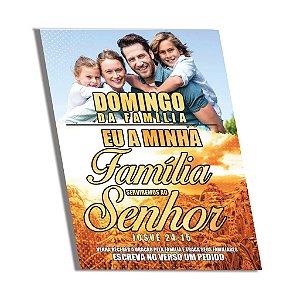Folheto Domingo da Família 20x14cm – 500 unidades