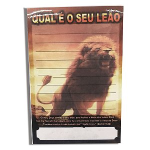 Folheto Qual o seu leão – 500 unids