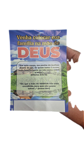 Folheto Família na mão de Deus Pedido de Oração