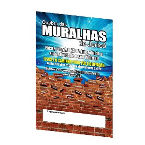 Folheto Quebra das Muralhas de Jericó – 500 unids