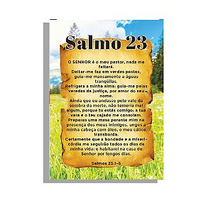 folheto Salmo 91 – 20x14cm – 500 unids - Novo Israel - Matérias