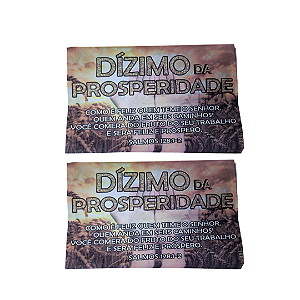 Envelope Colado Dízimo da Prosperidade – 100uni