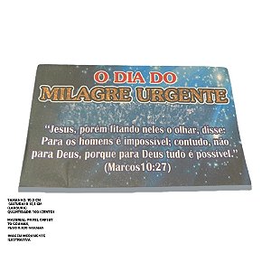 Envelope Colado O dia do Milagre Urgente – 100uni