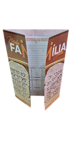 Pasta Minha Família Unida - 100 unidades