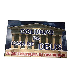 Envelope Colado Coluna da Casa de Deus – 100uni