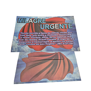 Envelope Colado Milagre Urgente (100 unidades)