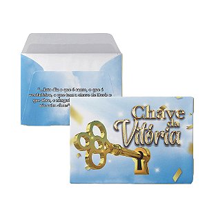 Envelope Colado Chave da Vitória (100 unidades)