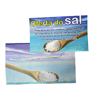 Envelope Oferta do Sal colado 100 unidades