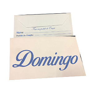 Envelope Colado Domingo Neutro – 100uni