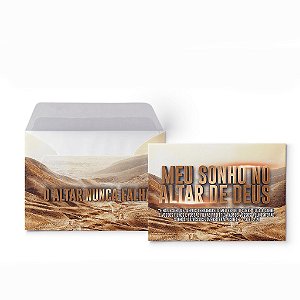 Envelope Colado Meu Sonho no Altar de Deus - 100 uni