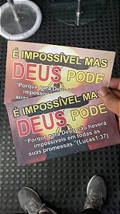 Envelope de Oferta e Dízimo - O Deus do Impossível