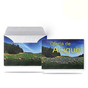 Envelope Colado Aluguel 01  – 100uni