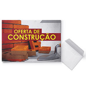Envelope Colado Oferta de Construção  – 100uni