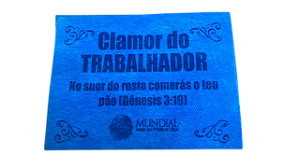 Lenço Clamor do Trabalhador - Igreja Mundial
