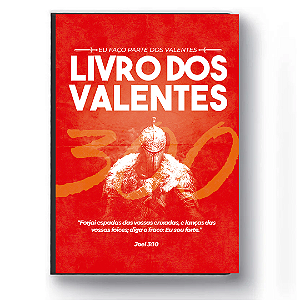 Caderno de Oração  Valentes  50 folhas capa dura