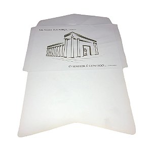 Envelope Templo de Salomão Grande (100 unidades)