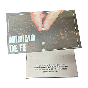 Envelope Colado Mínimo de Fé (100 unidades)