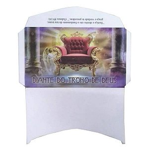 Envelope diante do trono de Deus aberto (100 unidades)