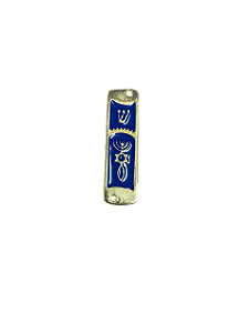 Menorah Mezuza De Porta Dourado Metal 10 unidades