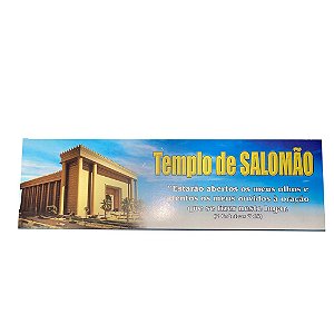 Adesivo Templo de Salomão - 100 unidades