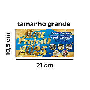 Envelope Projeto de Vida 2025 115g grande 100 unidades