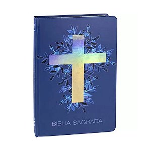Bíblia Sagrada Letra Normal ARA Capa Dura Cruz Luz