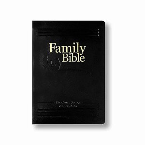 Family Bible King James Preta - Bíblia da Familia em inglês
