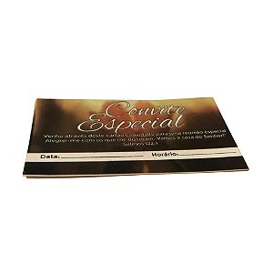 Cartão Convite Especial  – 100 UNID