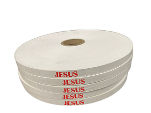 Fita Jesus Poliamida amarrar no pulso 1000 unids