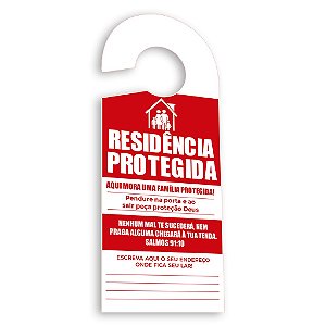 Protetor de papel casa protegida - 100 unids