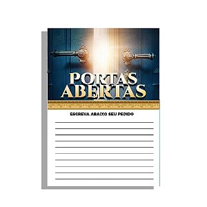 Folheto portas abertas - 500 unids